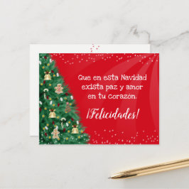 Postal Árbol de Navidad - Personalizable