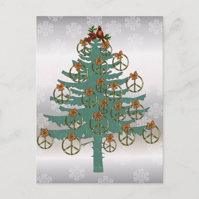 Postal Árbol de paz (Anverso)