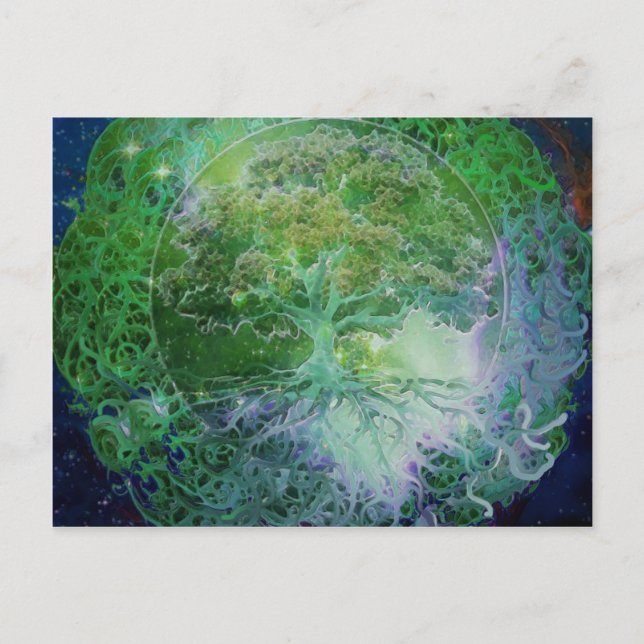 Postal Árbol de salud (Anverso)