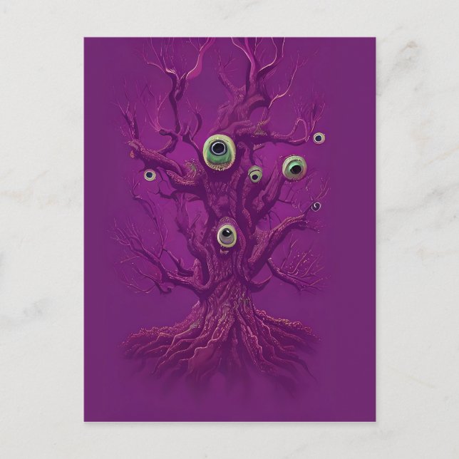 Postal Árbol de sueño embrujado (Anverso)