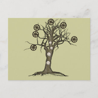 Postal árbol de vapor