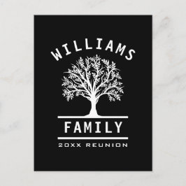 Postal Árbol de viaje de vacaciones de verano de la Reuni