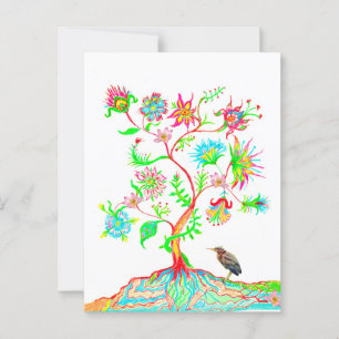 Postal Árbol de vida