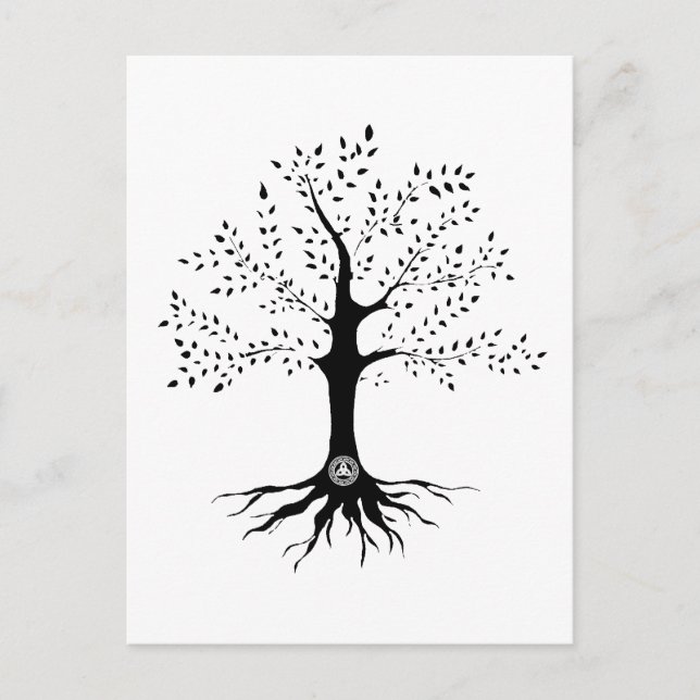 Postal Árbol de vida (Anverso)