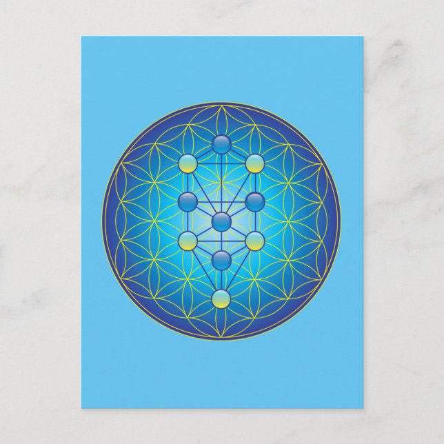 Postal Árbol De Vida (Anverso)