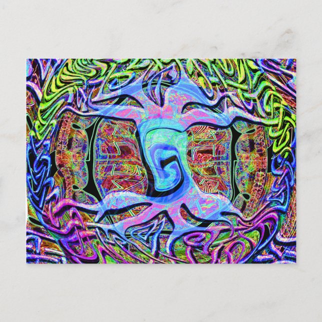 Postal Árbol de vida (Anverso)