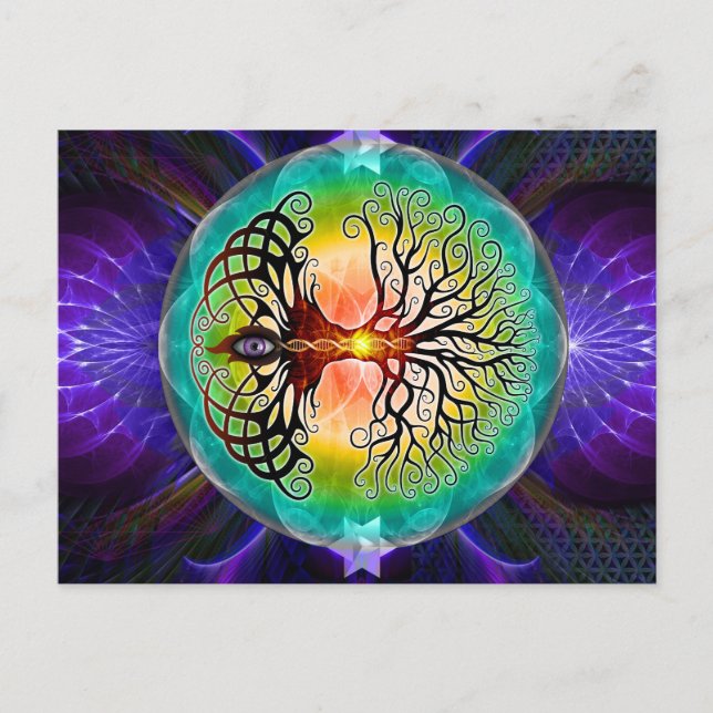 Postal Árbol De Vida (Anverso)