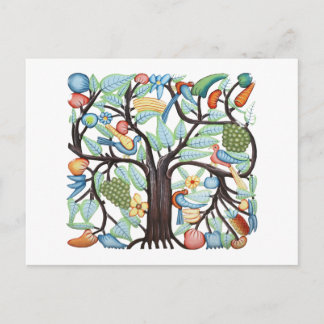 Postal ÁRBOL DE VIDA EN pastel