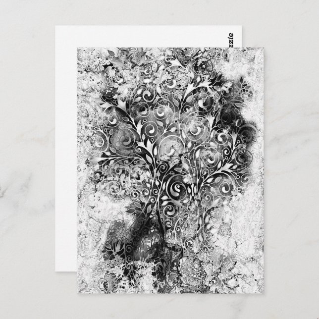 Postal Árbol De Vida - Espirales Sale Estilo 1 (Anverso / Reverso)