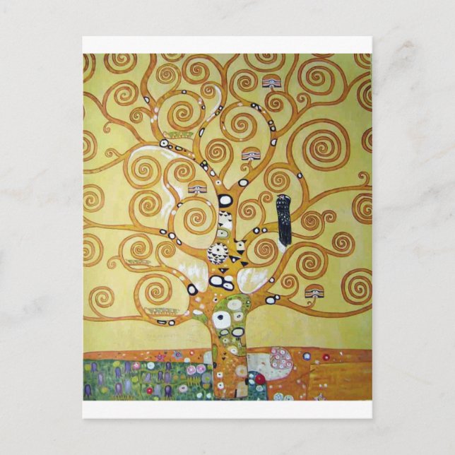 Postal ÁRBOL DE VIDA - Klimt (Anverso)