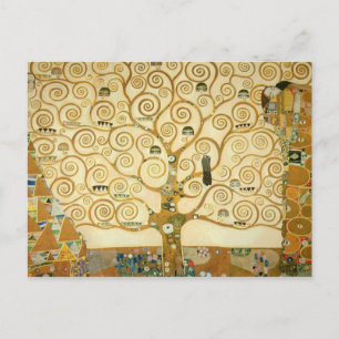 Postal Árbol de vida por Gustav Klimt