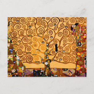 Postal Árbol de vida por Gustav Klimt Bella Artes