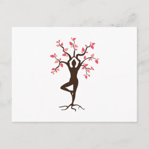 Postal Árbol de yoga