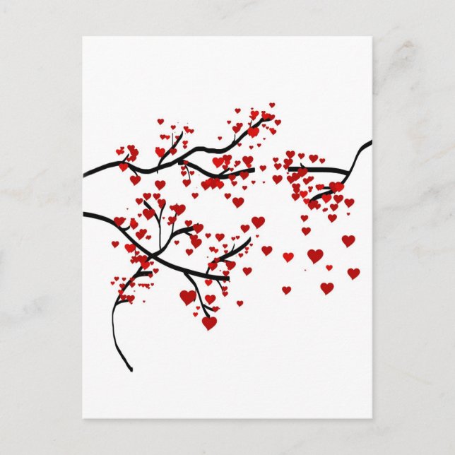 Postal Árbol del Corazón (Anverso)