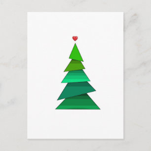 Postal Árbol del corazón