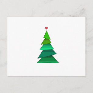 Postal Árbol del corazón