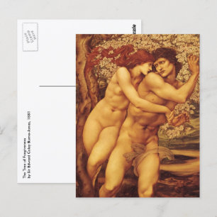 Postal Árbol del perdón, Sir Edward Coley Burne-Jones