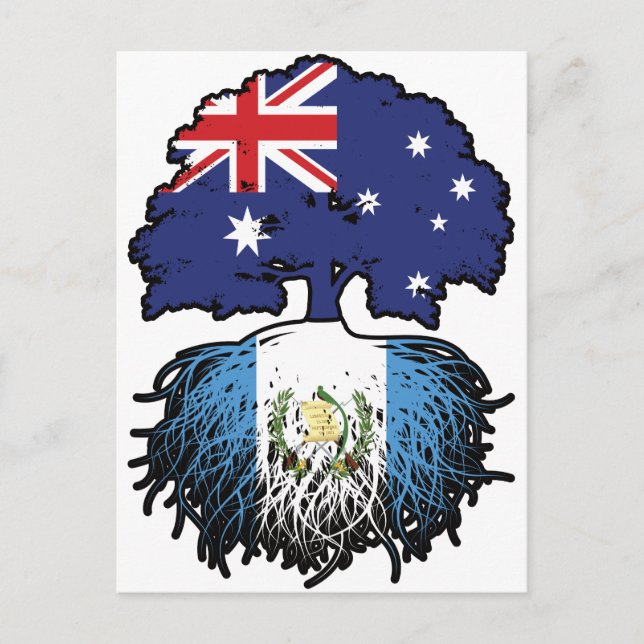 Postal Árbol guatemalteco australiano de Australia (Anverso)