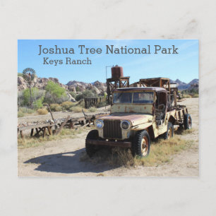 Postal Árbol Joshua - Postcard del Rancho de Claves!