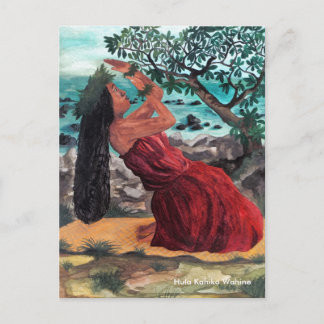 Postal árbol Kuuwehi hula kamani,