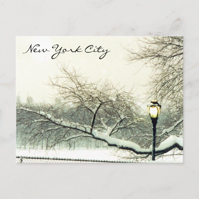 Postal árbol nyc de parque central (Anverso)