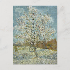 Postal Árbol rosa de Vincent Van Gogh