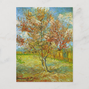 Postal Árbol rosa en flor por Vincent van Gogh