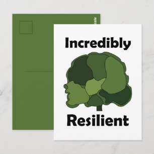 Postal Árbol Sicómoro Increíblemente Resiliente Inspirado