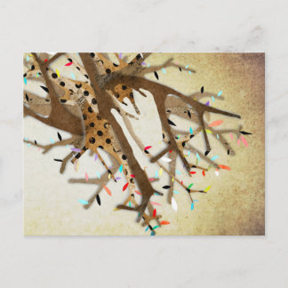 Postal Árbol victoriano