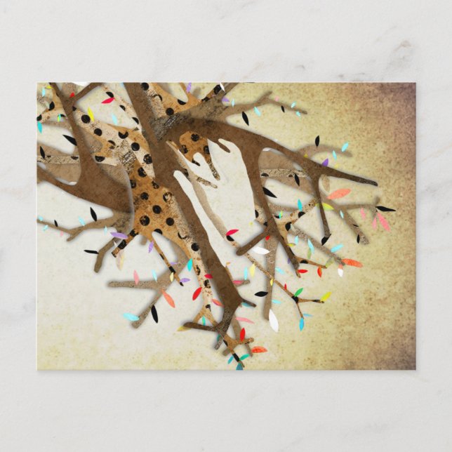 Postal Árbol victoriano (Anverso)