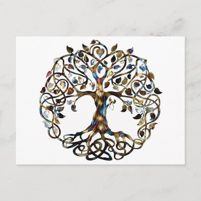 Postal Árbol viviente (Anverso)