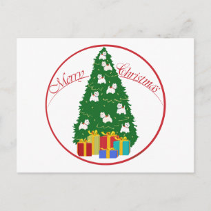 Postal Árbol Westie
