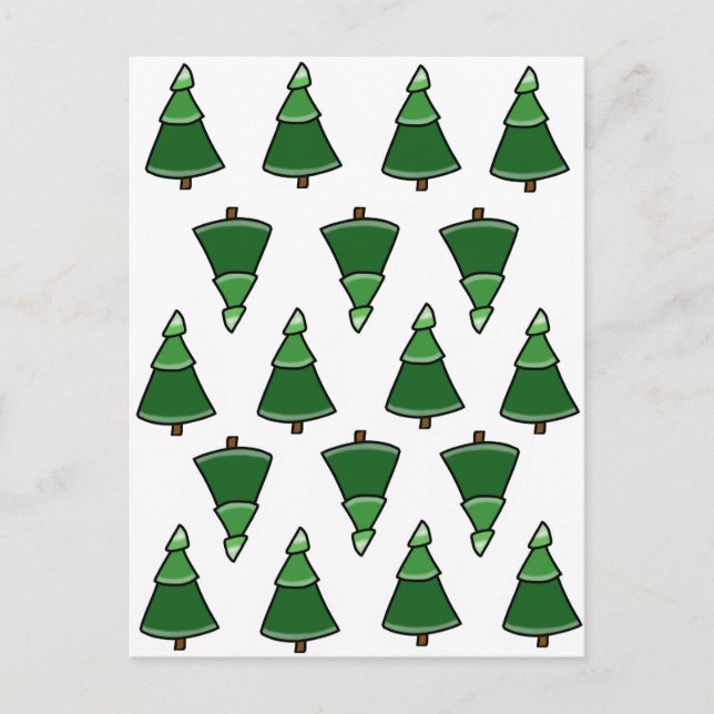 Postal Árboles (Anverso)