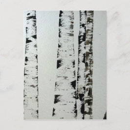 Postal Árboles de B&W