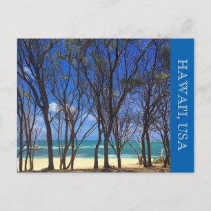 Postal árboles de la bahía de las tortugas