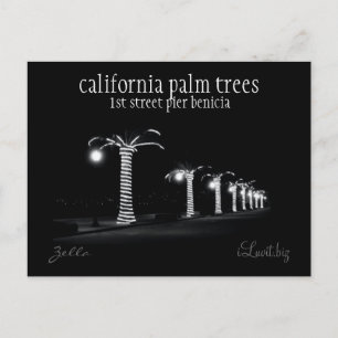 Postal ÁRBOLES DE PALMA CALIFORNIA por iLuvit.biz - posta
