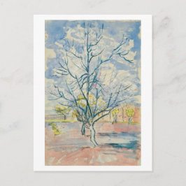 Postal Árboles de rosa Van Gogh Bella Artes