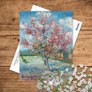 Postal Árboles de rosa Vincent van Gogh
