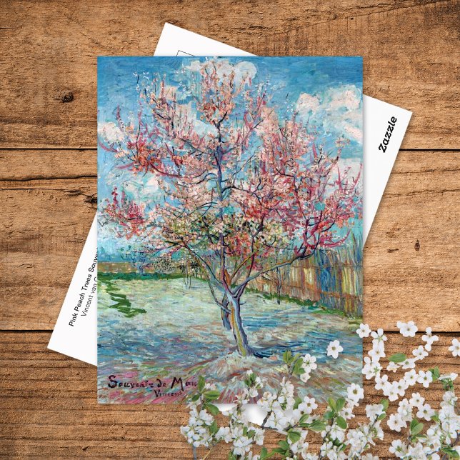 Postal Árboles de rosa Vincent van Gogh (Subido por el creador)