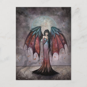 Postal Árboles de Sombra Arte Fantasía Gótica Hada Vampir
