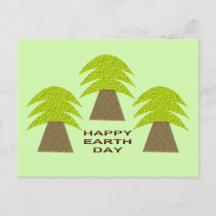 Postal Árboles del Día de la Tierra
