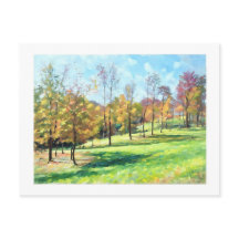 Árboles en la ladera cerca de Pottstown Road 