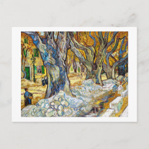 Postal Árboles grandes por Vincent Van Gogh