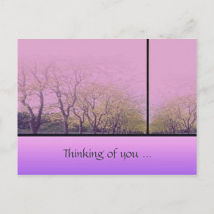 Postal Árboles otoñales