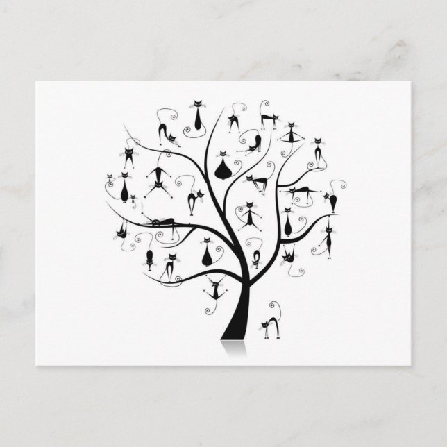 Postal Arbre àchat (Anverso)