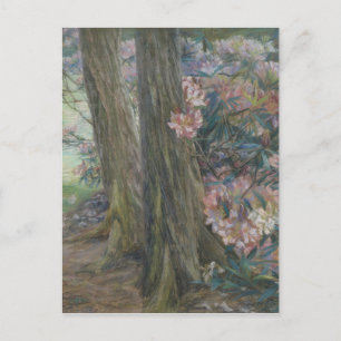 Postal Arbusto de Rhododendron de Clara Voortman en un Ja