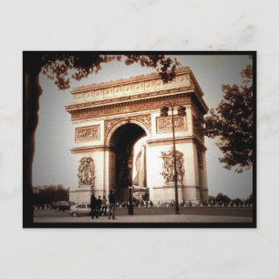 Postal arc de triomphe