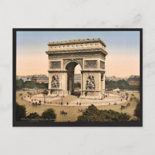 Postal Arc de Triomphe, de l'Etoile, París, Francia class
