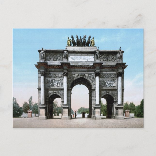 Postal Arc de Triomphe du Carrousel (Anverso)