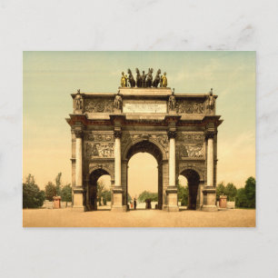 Postal Arc de Triomphe du Carrousel París Francia